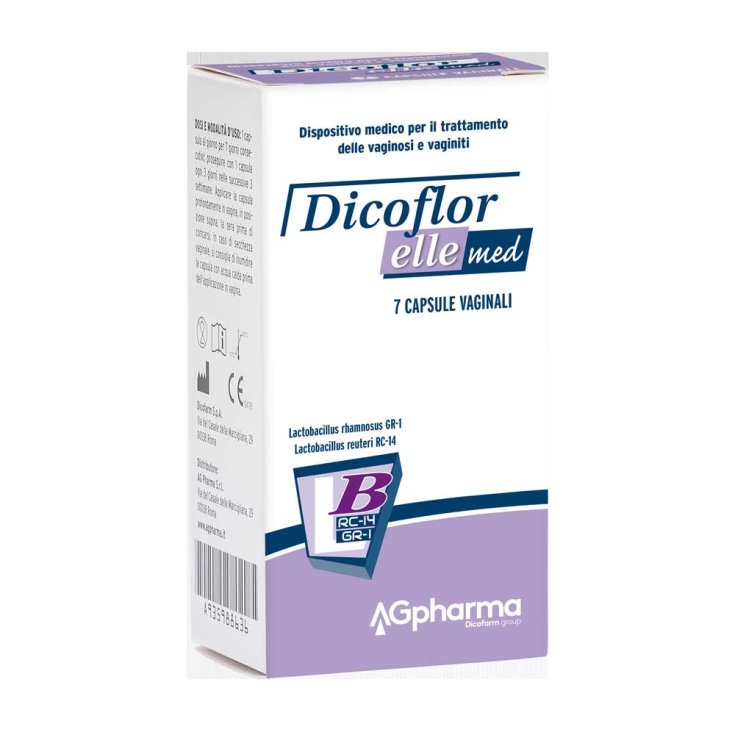 Dicoflor Elle Med AG Pharma 7 Gélules Vaginales