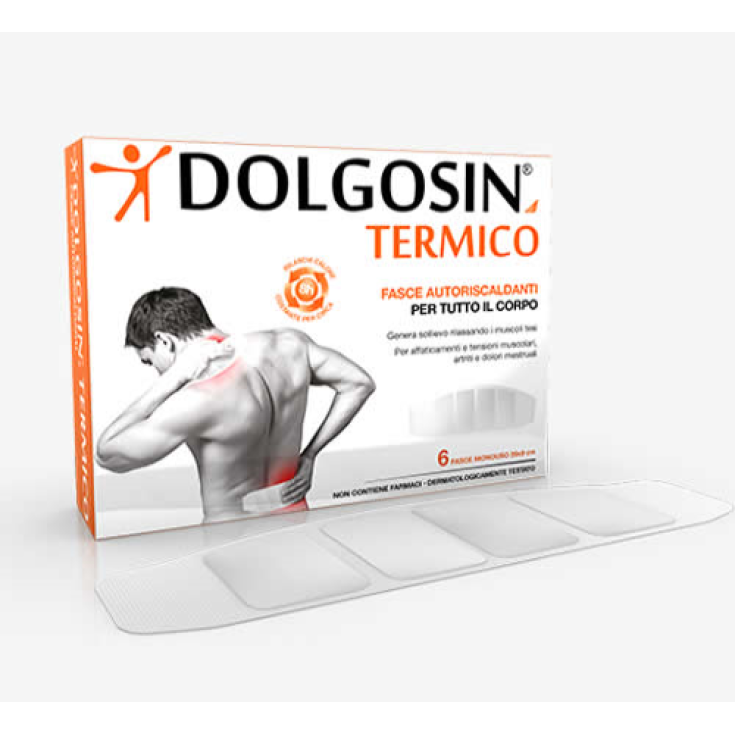 Dolgosin® Bandes thermiques auto-chauffantes Dymalife® 6 pièces