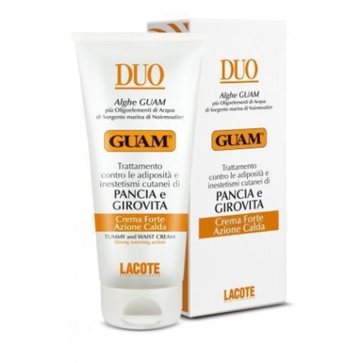 Guam Hot Action Duo de crèmes pour le ventre et la taille 150 ml