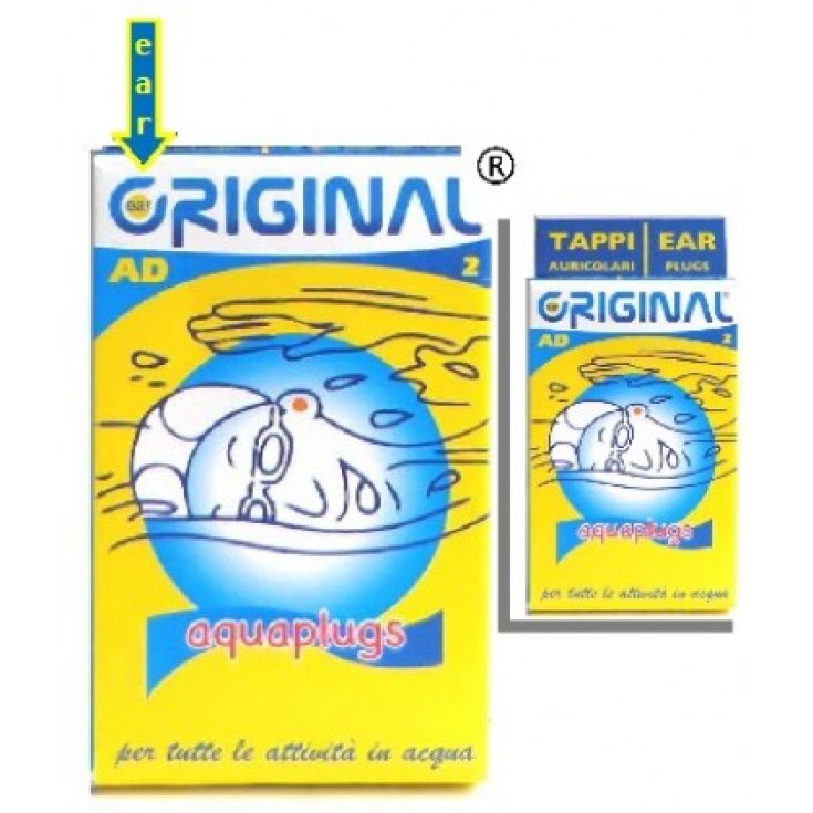 Oreille Original Aquaplugs 2 pièces