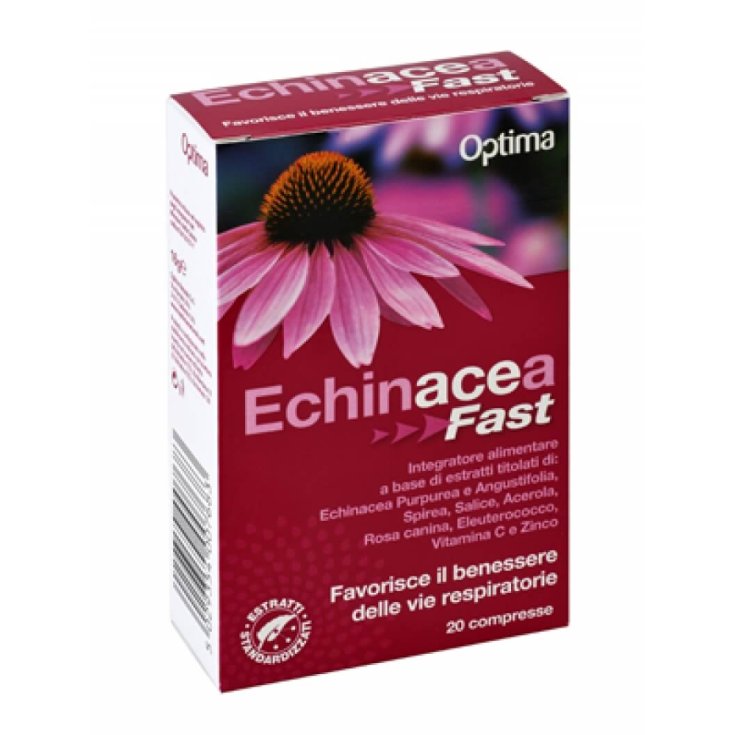 Echinacée Rapide Optima Naturals 20 Comprimés