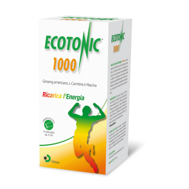 Ecotonic® 1000 Difass 14 Stick Pack De 15ml