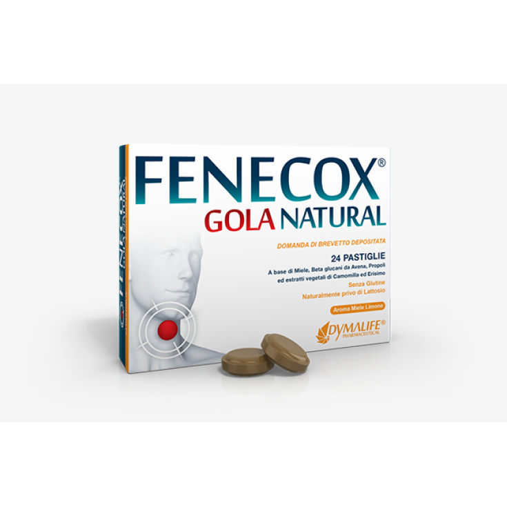 Fenecox® Gorge Miel Naturel Et Citron Dymalife® 36 Comprimés