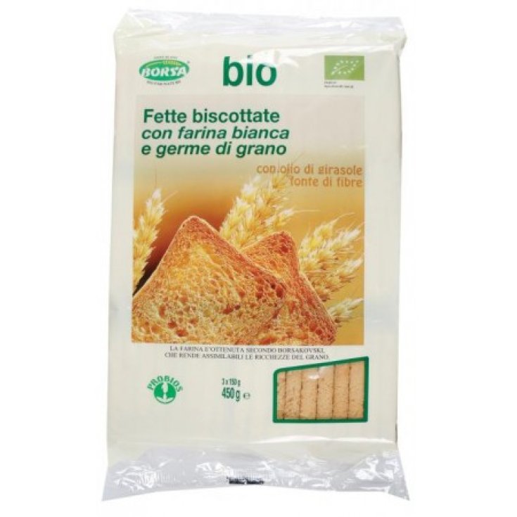 Biscottes Farine Blanche Et Probios De Germe De Blé Bio 450g