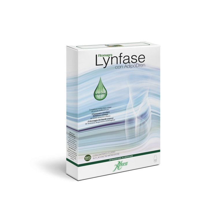 Fitomagra Lynfase Concentré Fluide Aboca 12 Flacons De 15g