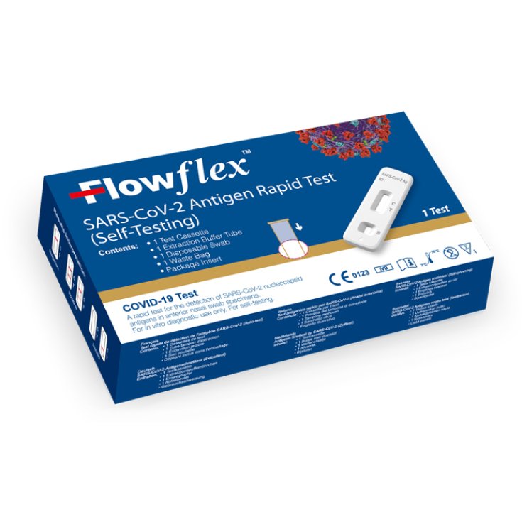 Test rapide d'antigène Flowflex ™ SARS-CoV-2 (autotest) 1 pièce