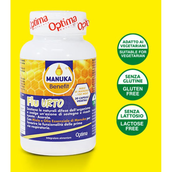 Grippe Urto Manuka Benefit® Optima Naturals 30 Gélules