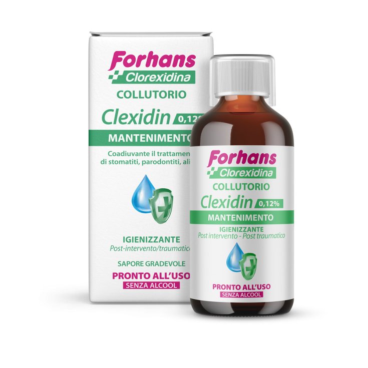 Forhans Clexidin Chlorhexidine 0,12% Bain de Bouche 200 ml