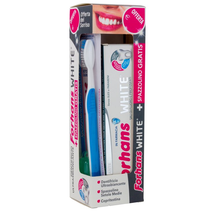 Forhans WHITE® Dentifrice + Brosse à Dents