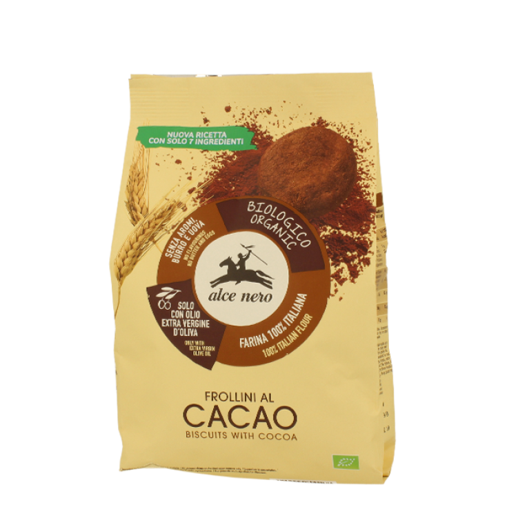 Alce Nero Biscuits Sablés Cacao Bio 350g