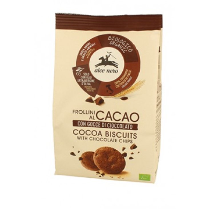 Sablé Cacao Aux Pépites De Chocolat Bio Alce Nero 250g