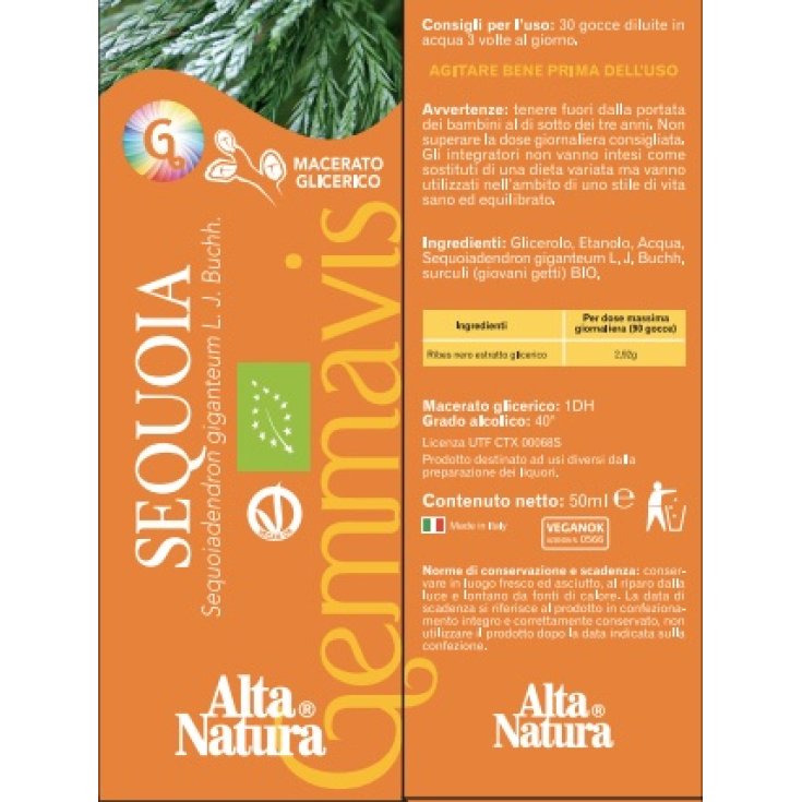 Alta Natura Gemmavis Extrait de bourgeon de séquoia 50ml