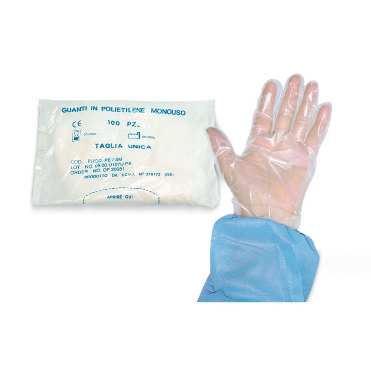 Gants de sécurité en polyéthylène 100 pièces