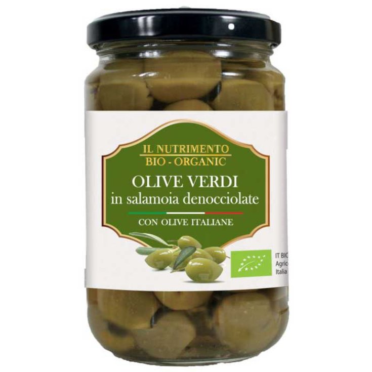 Il Nutrimento Olives Vertes Dénoyautées En Saumure Probios 280g