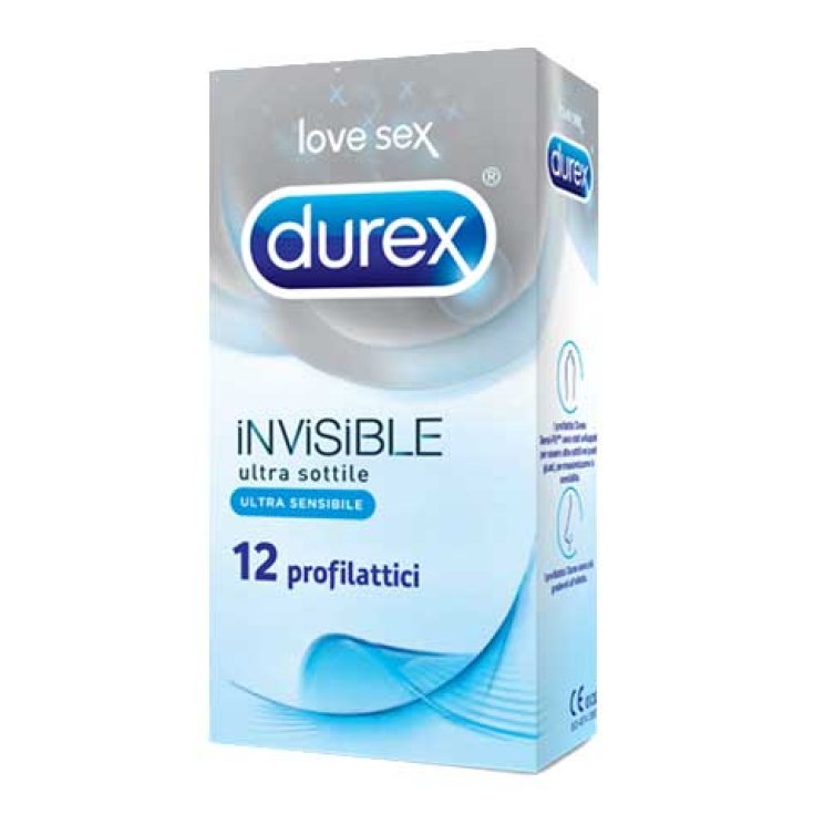 Invisible Durex 12 Préservatifs