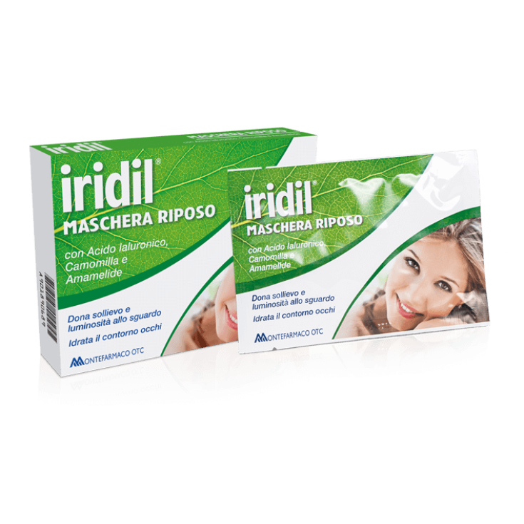 Iridil® MONTEFARMACO Masque de Repos Unidose 4 Pièces