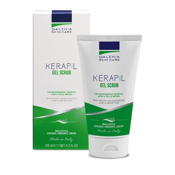 Kerapil Gel Nettoyant Gommant Aux Microgranules GALENIA 125 ml