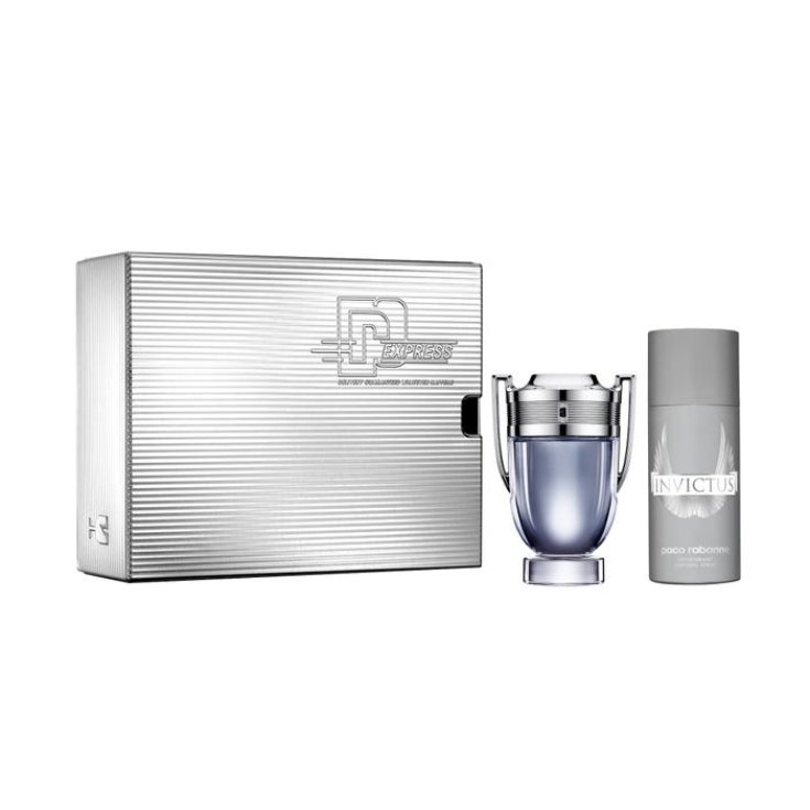 Kit Invictus Homme Eau De Toilette 100ml + Déodorant Vaporisateur 150ml Paco Rabanne