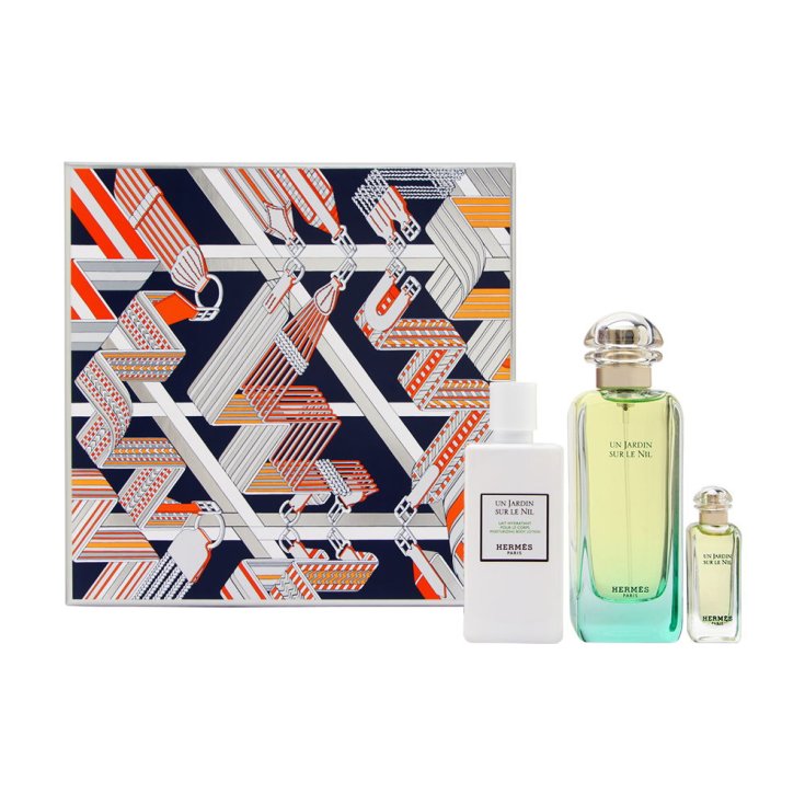 Kit Un Jardin Sur Le Nil Eau De Toilette 100ml + 7.5ml + Lait Corporel 80ml Hermes XMAS'17