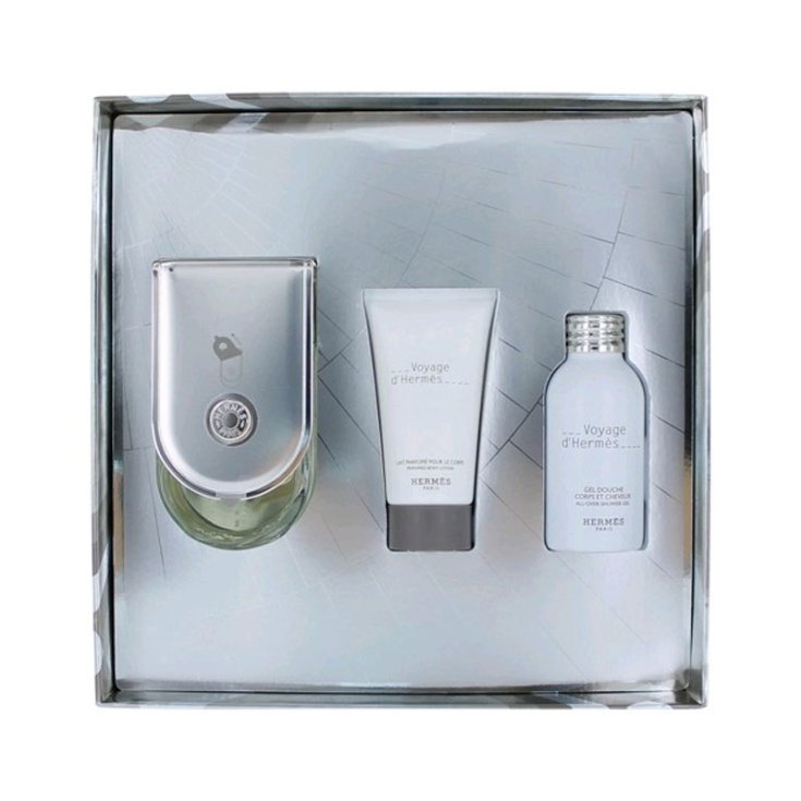 Kit Voyage D'Hermes Eau De Toilette 100ml + Lait Corporel 30ml + Gel Douche 30ml Hermes
