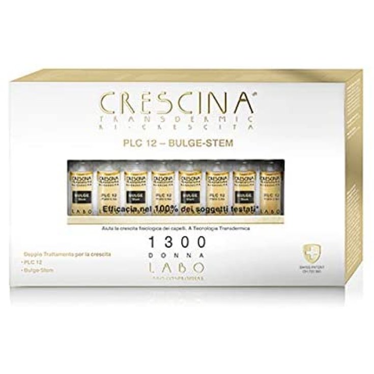 Labo Crescina Transdermique Repousse 1300 Femme 40 Ampoules