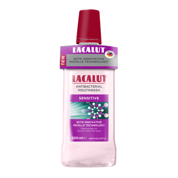 LACALUT Bain de Bouche Micellaire Antibactérien Sensible 500 ml