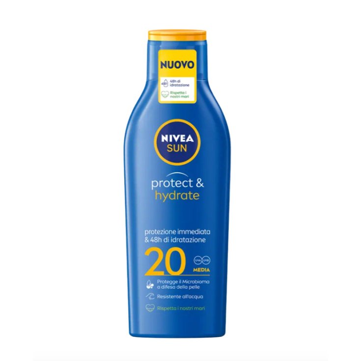 LAIT SOLAIRE PROTEGER & HYDRATER FP20 NIVEA SUN 200ml