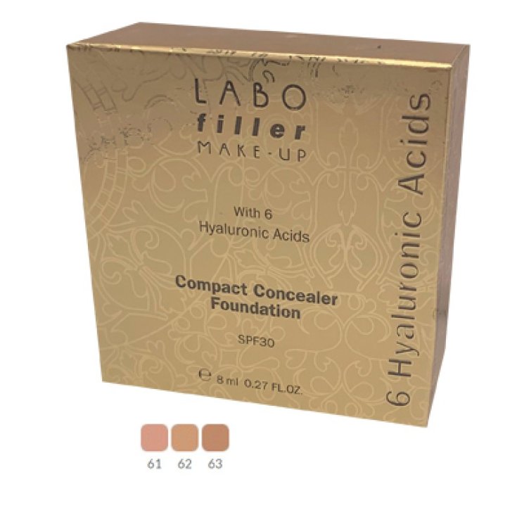 Labo Filler Make-Up Fond de Teint Correcteur Compact Spf30 62 Labo 8 ml