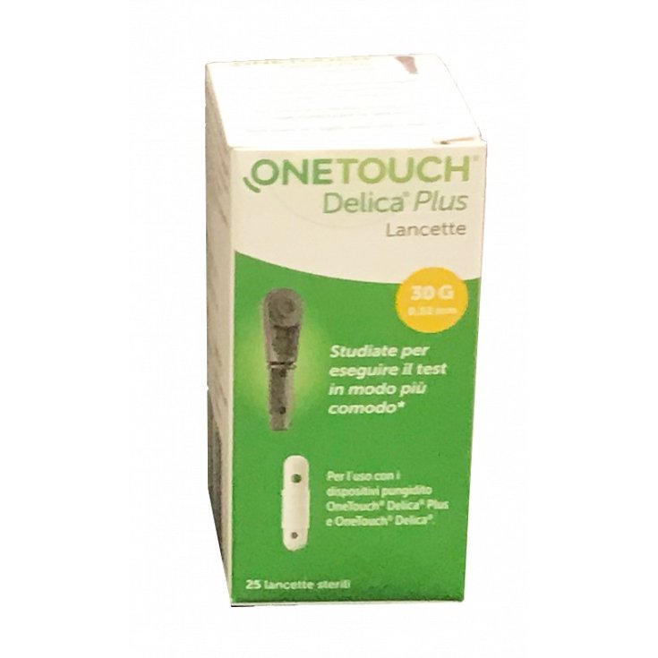 Lancettes Delica® Plus OneTouch® 25 pièces