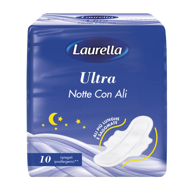 Laurella Ultra Night with Wings - Absorbants 10 pièces