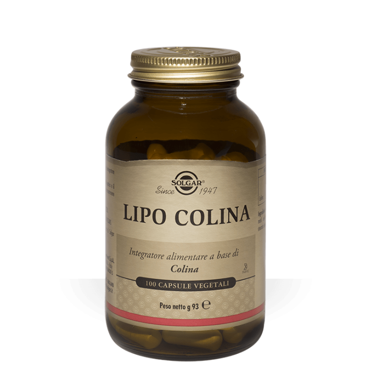 Lipo Choline Solgar 100 Capsules Végétariennes
