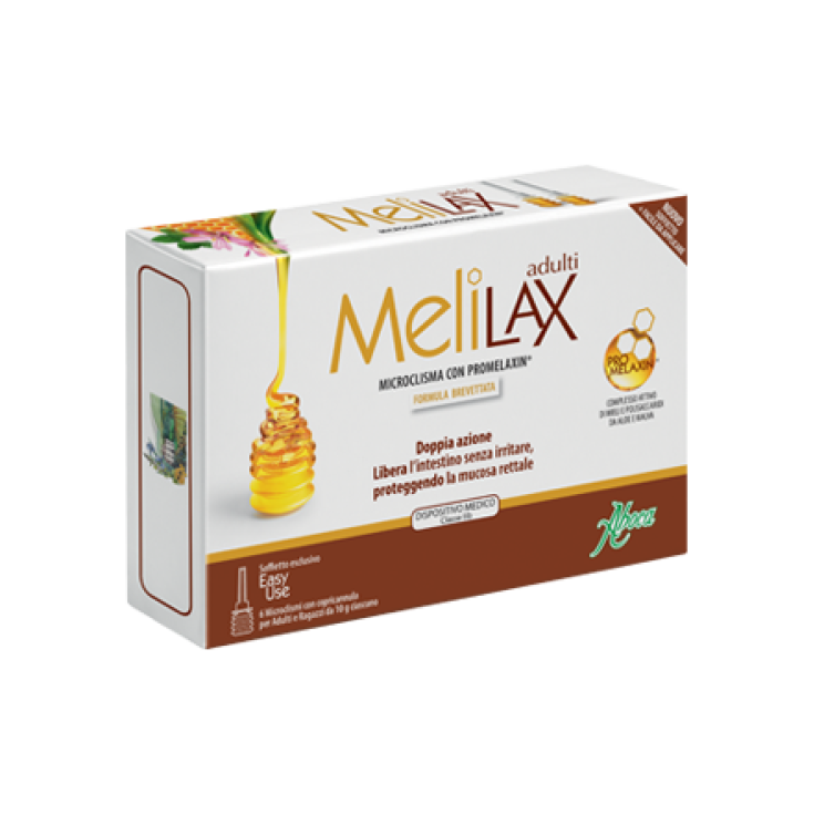 Melilax Adultes Aboca 6 Micro-lavements Jetables Dès 10g