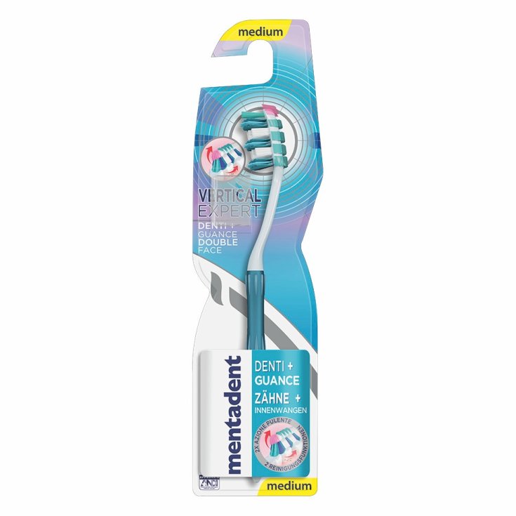 Mentadent Vertical Expert Brosse à Dents + Joues