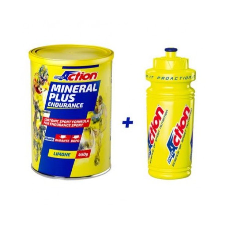 Mineral Plus Citron ProAction 450g + Bouteille