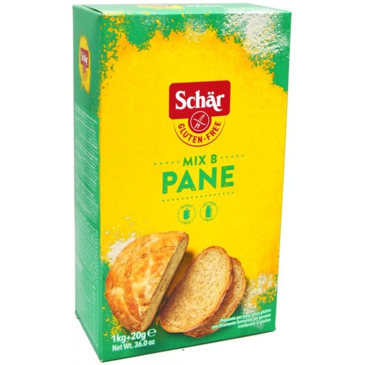 Mix B Préparé pour pâtes à pain et levure sans gluten Schar 1kg