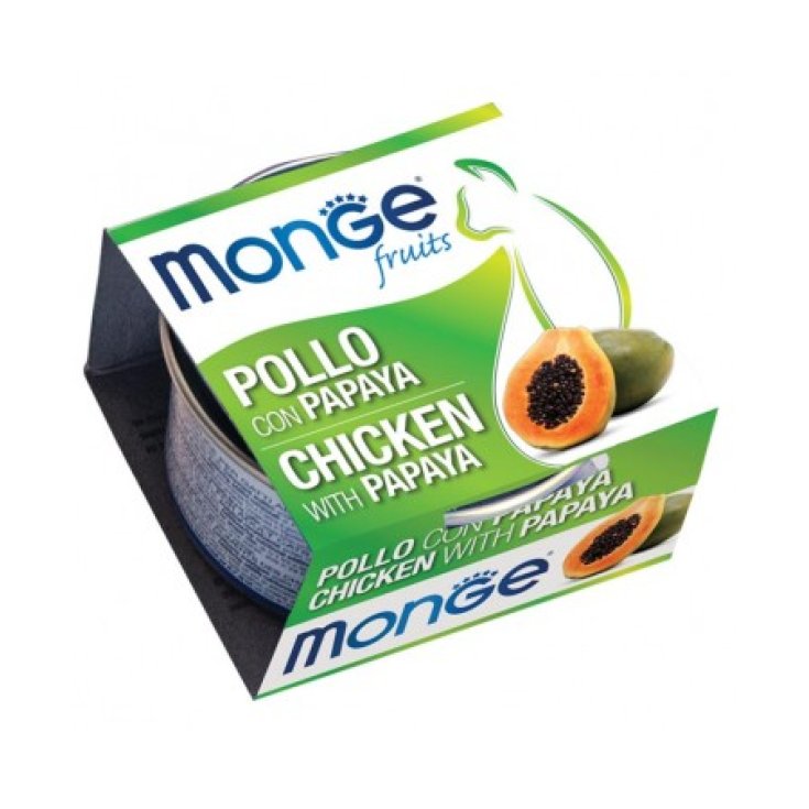 Monge® Poulet Aux Fruits À La Papaye 80g