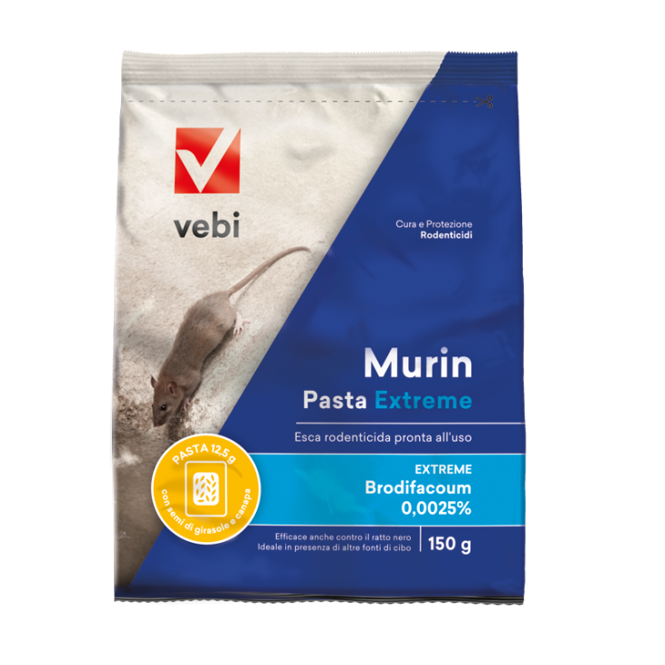 Murin Pasta Extreme Vebi Rodenticide Appât 150g