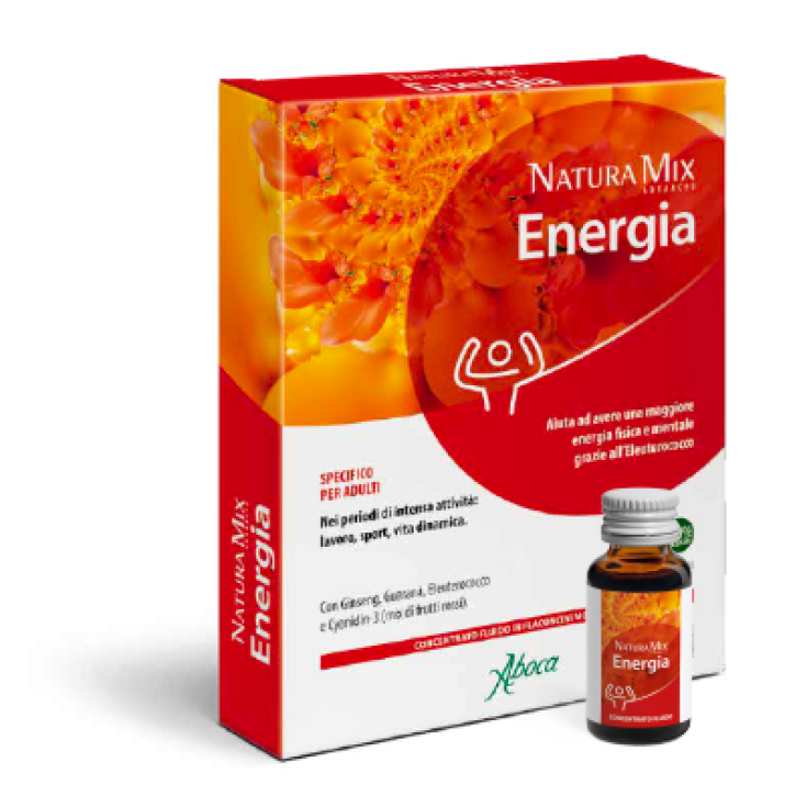 Natura Mix Advanced Energia Aboca 10 Ampoules de 15g