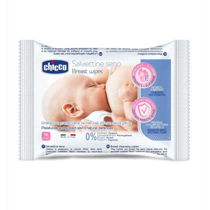 Natural Feeling Lingettes Seins Chicco® 16 Lingettes