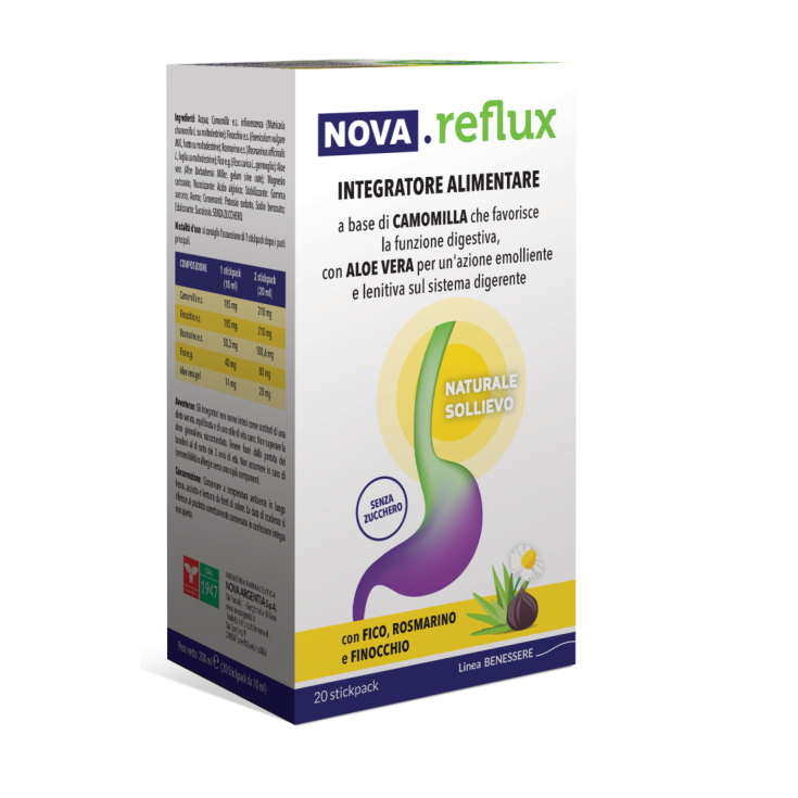 Nova Reflux Nova Argentia 20 bâtonnets