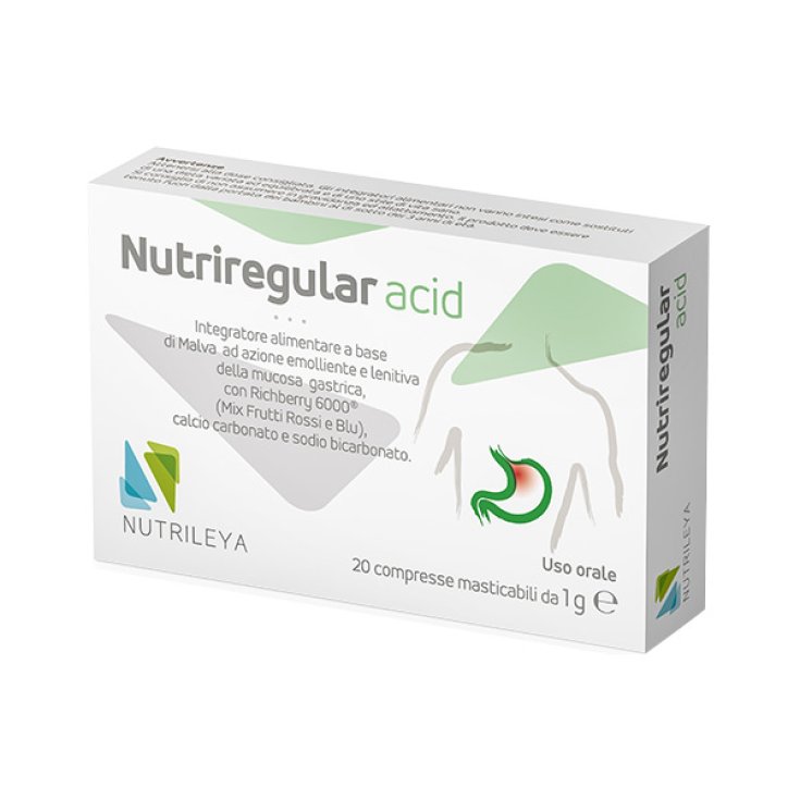 Nutriregular Acide Nutrileya 20 Comprimés à Croquer