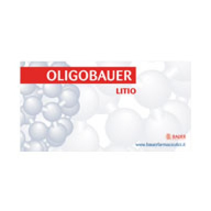Oligobauer Lithium Bauer 20 Flacons De 2ml