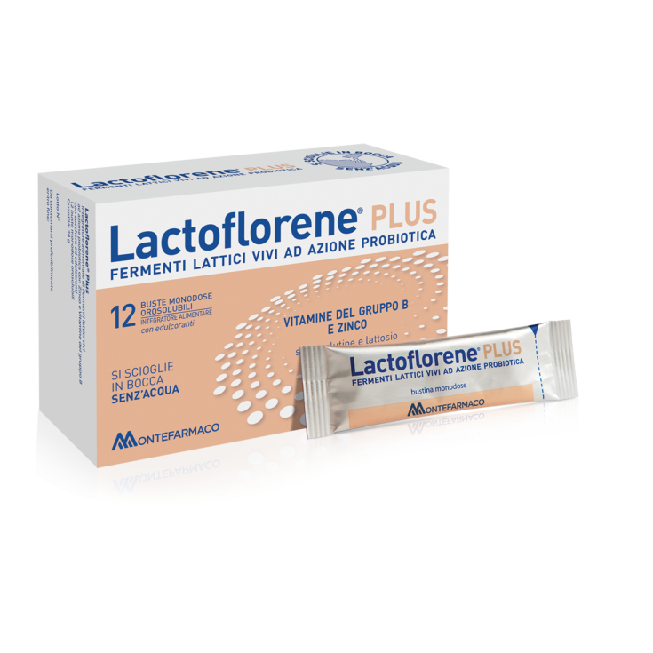 Lactoflorène® PLUS MONTEFARMACO 12 Sachets