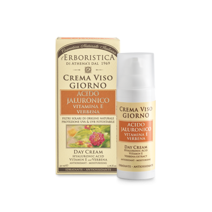 Athena's Day Crème Visage Acide Hyaluronique Vitamine E et Verveine 50ml