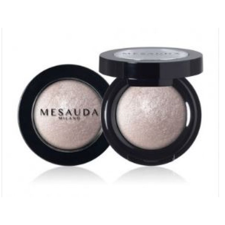 Fard à paupières de luxe Mesauda Cotto Wet & Dry 6 Silver Pearl