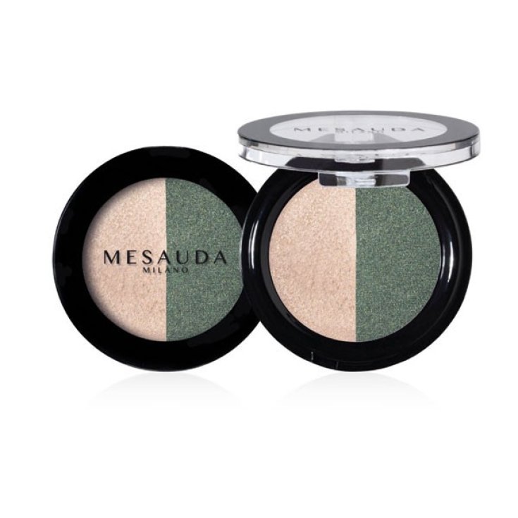 Mesauda Milano Vibrant Duo Eyeshadow Duo de fards à paupières compacts 405 Wonder Woman 3g