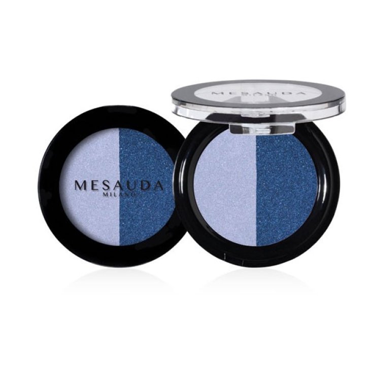 Mesauda Vibrant Duo Eyeshadow Compact Duo d'ombres à paupières 406 Blue Beetle