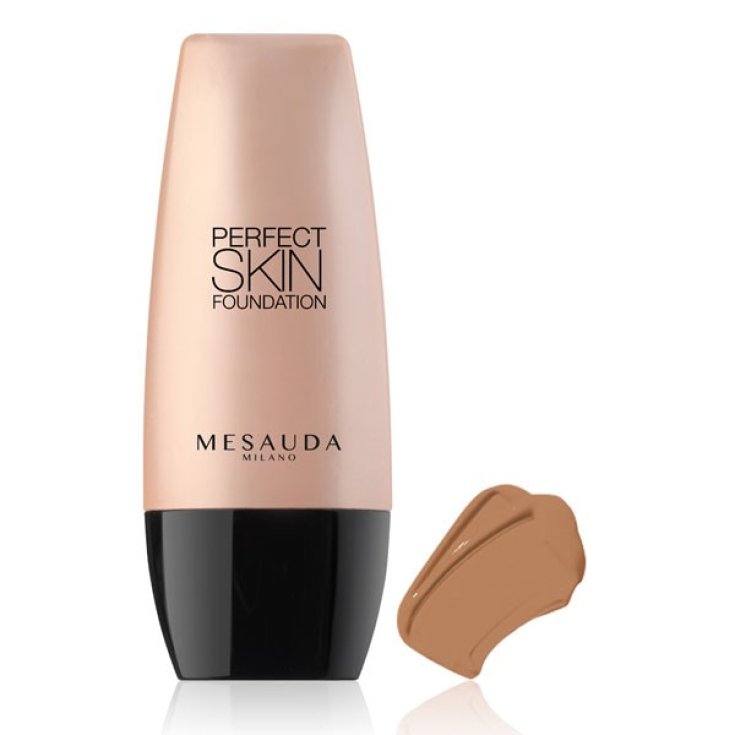 Mesauda Milano Perfect Skin Fond de Teint Fluide Longue Durée 104 Medium Tan 30 ml