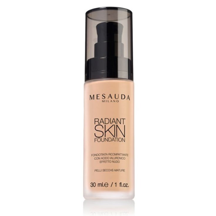 Mesauda Radiant Skin Fluid Foundation à l'acide hyaluronique 303 Medium Beige 30 ml