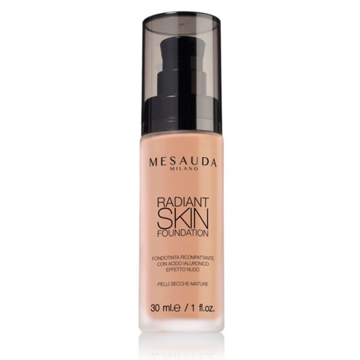 Fond de teint fluide Mesauda Radiant Skin avec acide hyaluronique 305 bronzage naturel